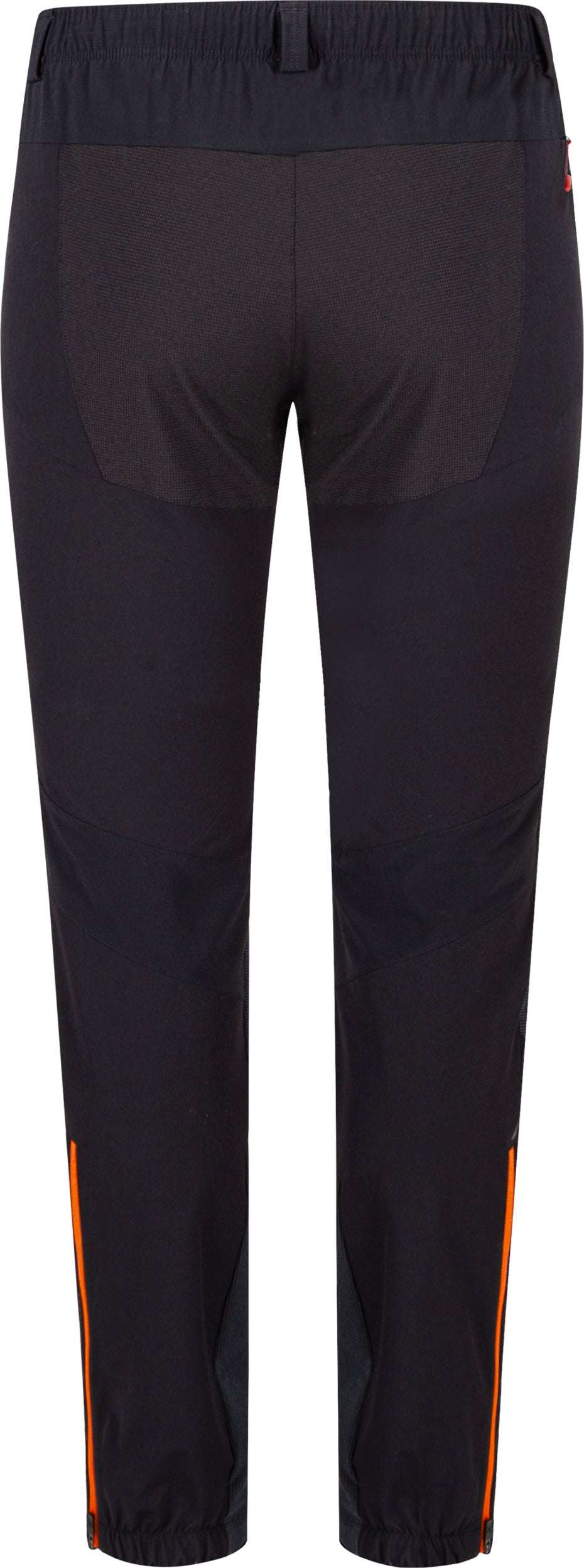 Vertigo Light 2 Pants, black nylon, durable stretch, zip pockets, outdoor and alpine use.