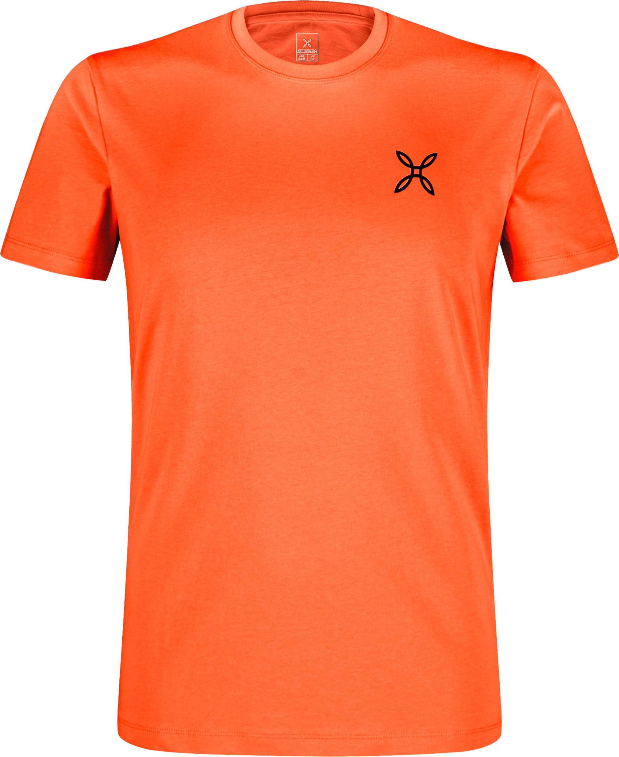 Orange Balance T-Shirt for men, organic cotton, rock-style print, lightweight and breathable.
