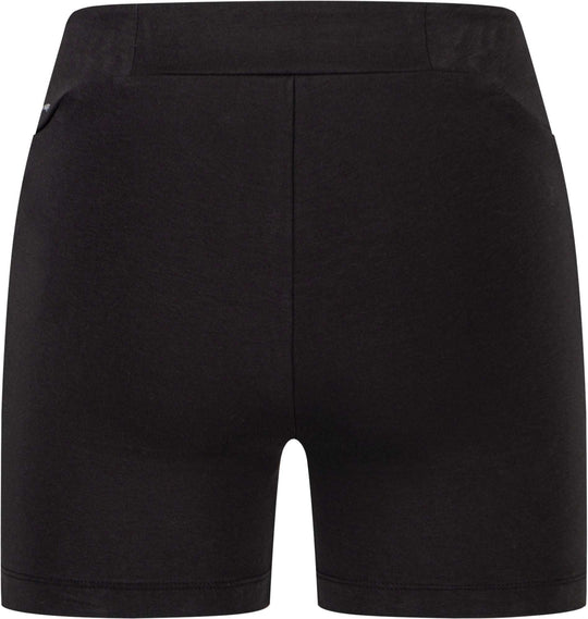 Pantaloncini Shiva donna in cotone organico elasticizzato per arrampicata indoor e outdoor, vita elastica, design atletico confortevole