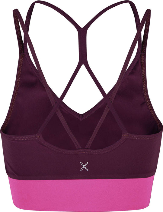 Reggiseno sportivo Crimp Cross da donna in nylon elasticizzato per sport outdoor e alta traspirabilità