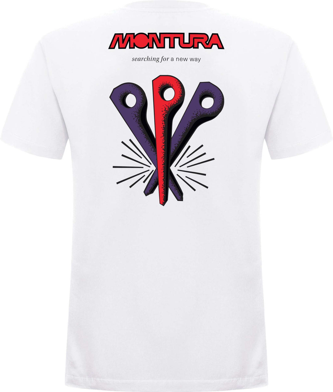 Pitons T-Shirt in organic stretch cotton for climbing and outdoor activities