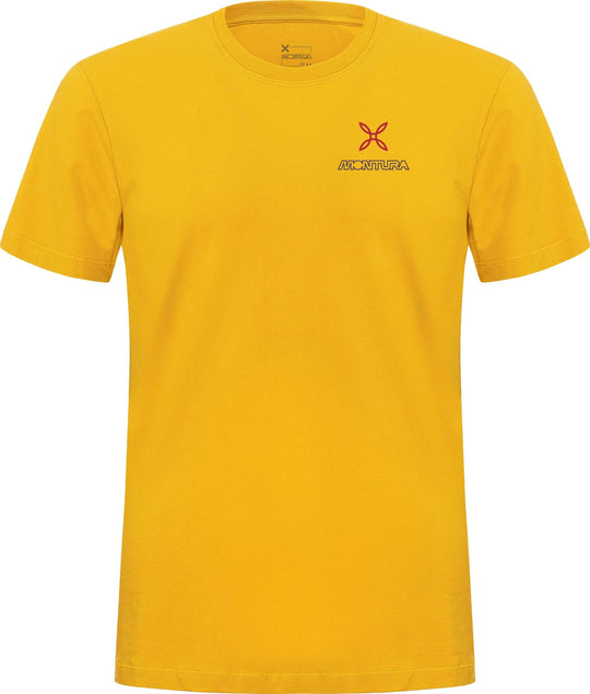 Pitons T-Shirt in breathable organic stretch cotton for men, ideal for climbing and outdoor activities.