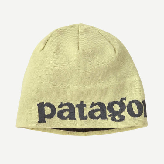 Patagonia Beanie Hat Logo Belwe Vellum Green