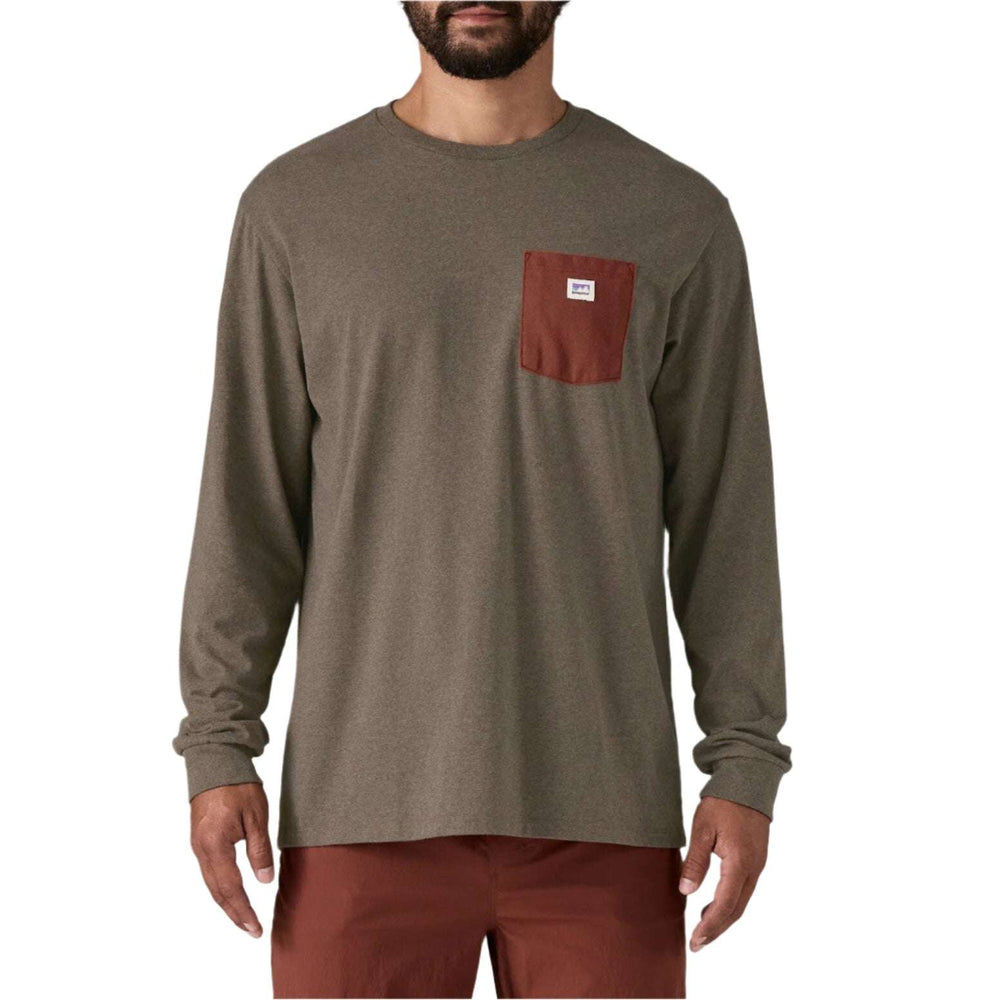 M's L/S Shop Sticker Pocket Responsibili-Tee