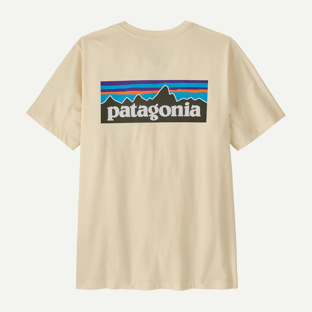 Patagonia M's P-6 Logo T-Shirt - Undyed Natural - foto 1