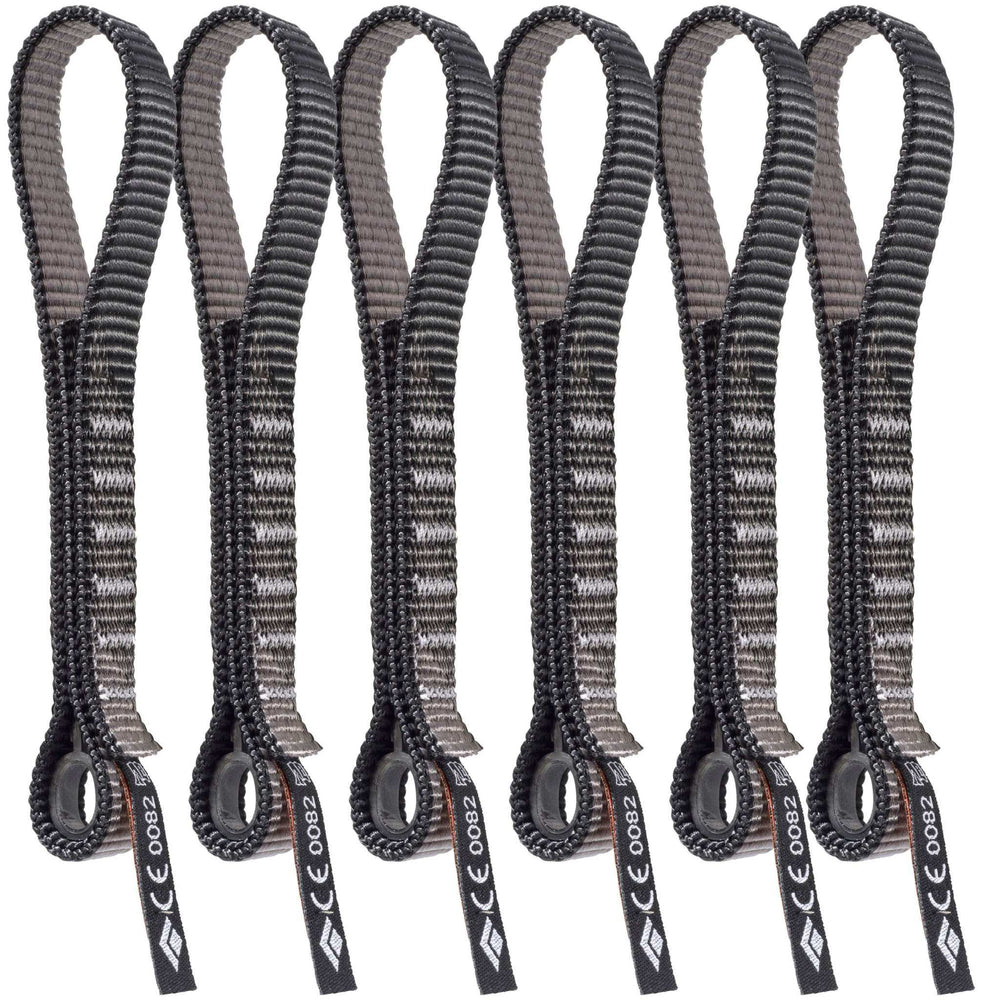 Black Diamond Standard Dogbone 12 cm 6 pack durable climbing gear with Straitjacket insert