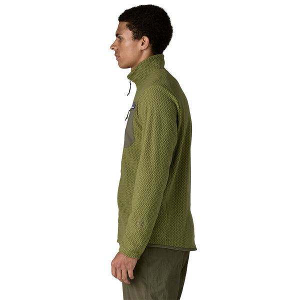 M's R1 Air Full-Zip Hoody lightweight breathable recycled polyester fleece jacket with hood and zippered pockets