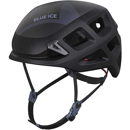 Blue Ice Blast Helmet lightweight ventilated climbing helmet with headlamp mount for alpine activities