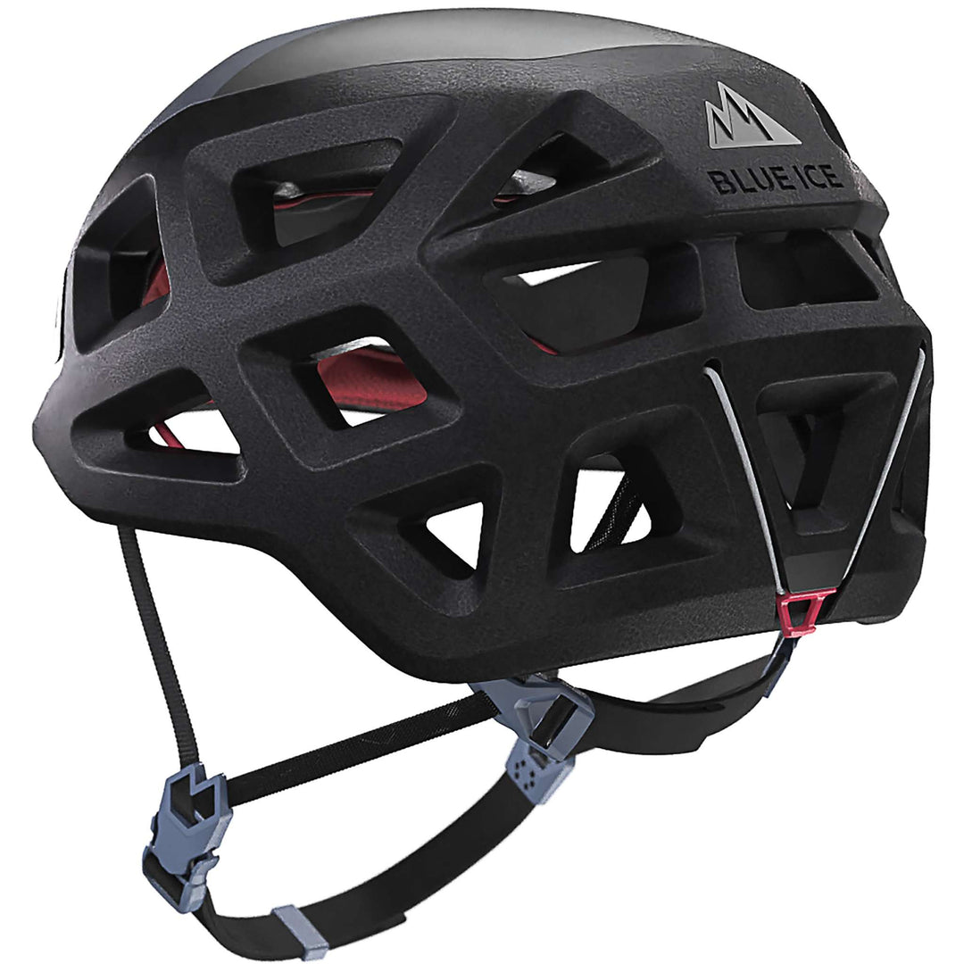 Blast Helmet by Blue Ice for alpine climbing with ventilation and adjustable straps