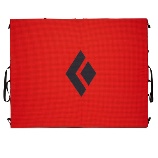 Mondo Crash Pad in recycled polyester with reinforced corners and dual-layer foam for climbing safety