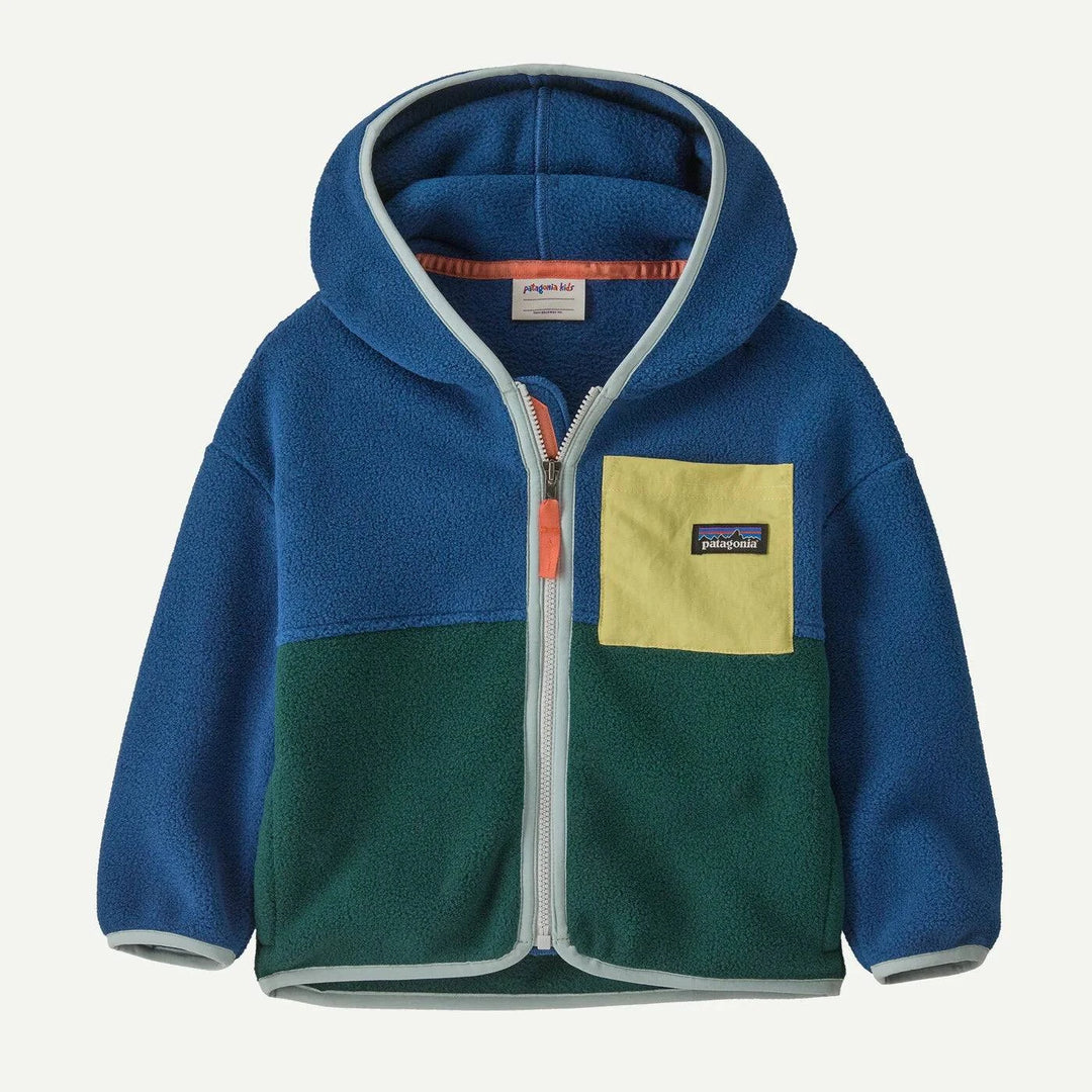 Giacca con cappuccio Baby Synch Hoody in pile di poliestere riciclato, calda e resistente per bambini