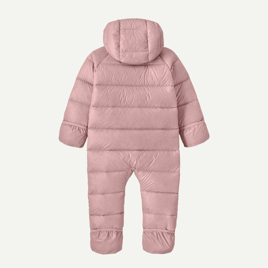 Patagonia Infant Hi-Loft Down Sweater Bunting Fuzzy Mauve - retro