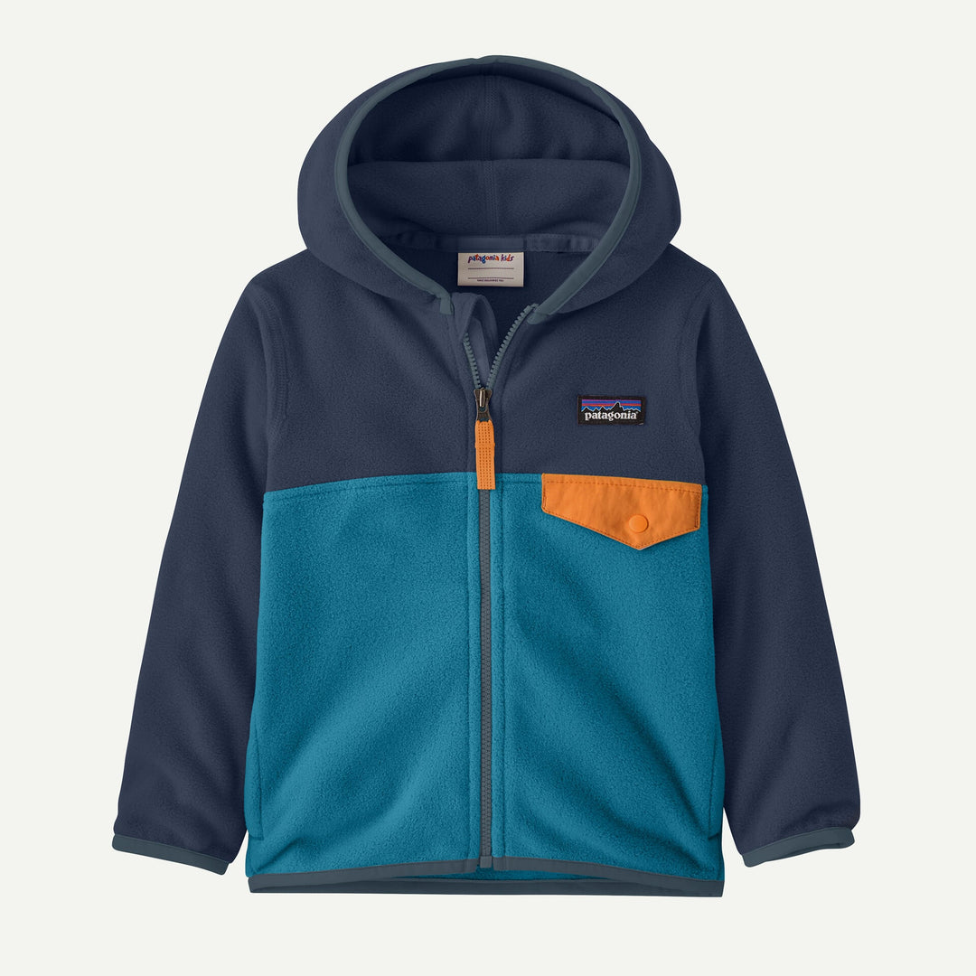 Patagonia Baby Micro D Snap-T Jacket Glacial Blue - fronte