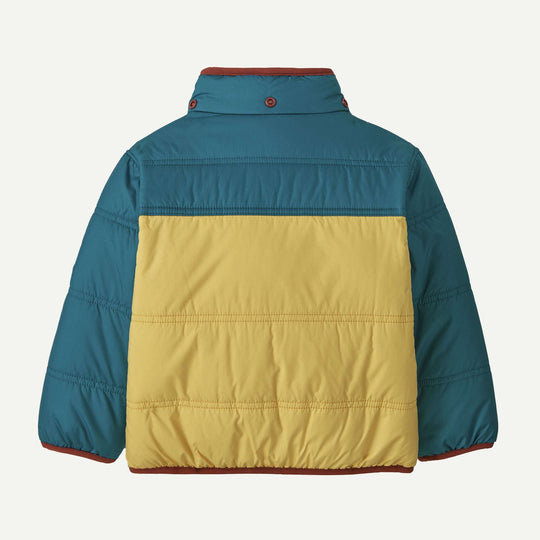 Patagonia Baby Reversible Tribbles Hoody Limestone Yellow - retro