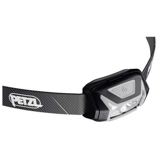 Lampada frontale Petzl Tikka 350 lumen con luce bianca e rossa, archetto regolabile e impermeabile IPX4.