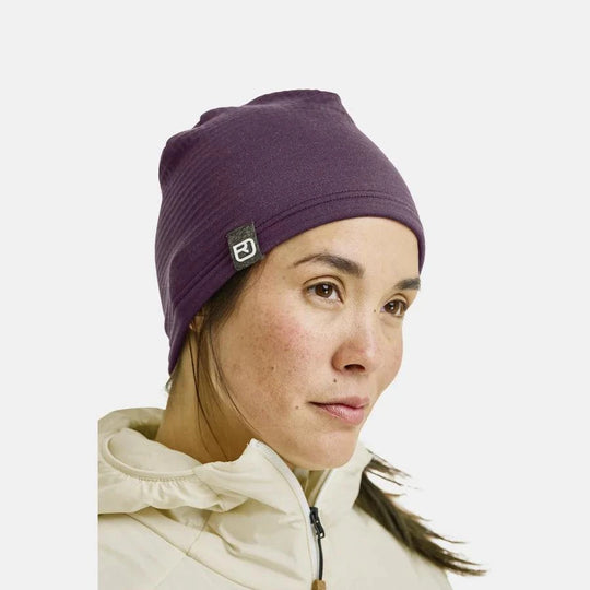 Fleece Grid Beanie