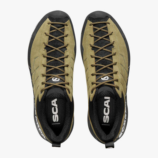 Scarpa tecnica da avvicinamento Mescalito in pelle scamosciata idrorepellente con suola Vibram leggere e protezione rinforzata