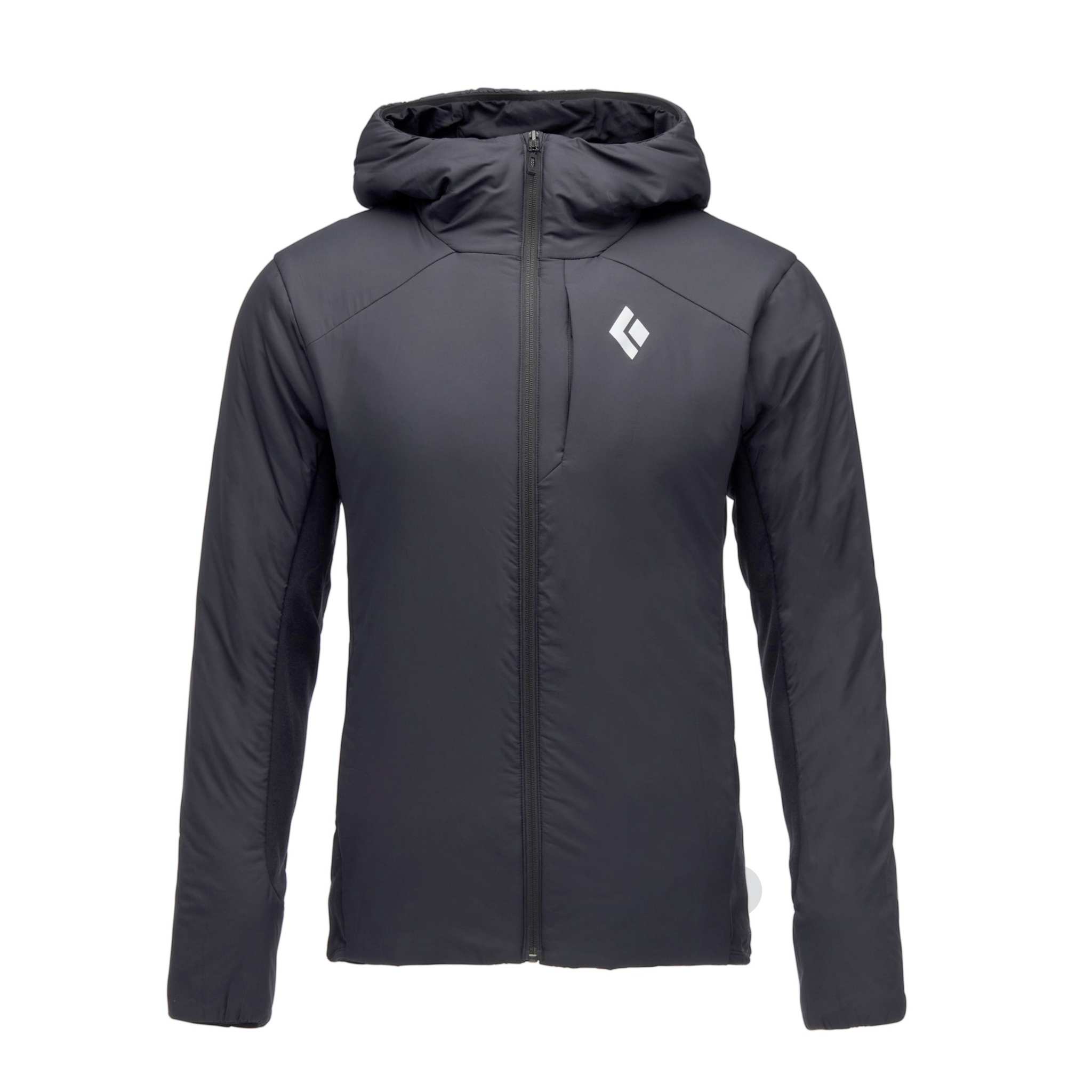 Black Diamond First Light Stretch Hoody with PrimaLoft Silver insulation and Schoeller fabric for dynamic warmth and breathability