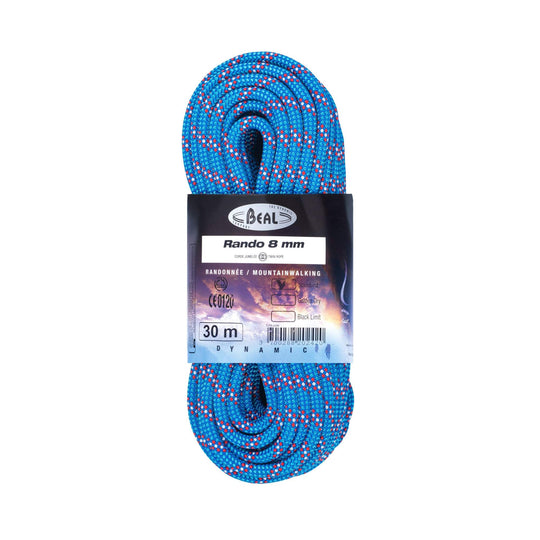 8,0 mm Rando rope for hiking and ski touring, lightweight and secure.