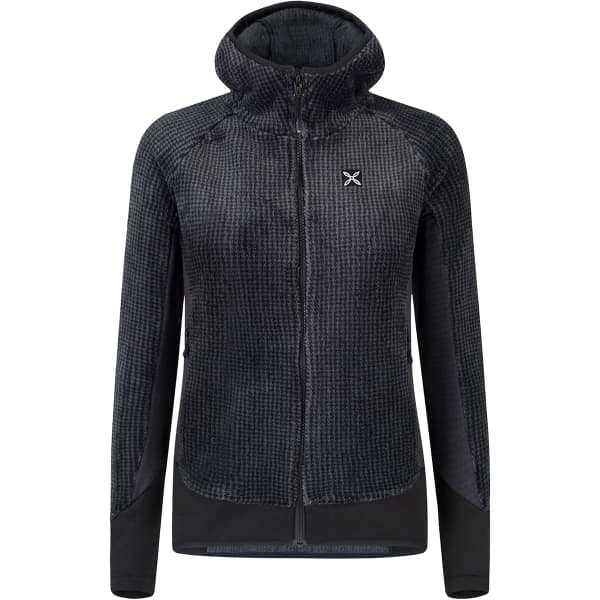 Remix Fleece women's jacket in Polartec High Loft fleece, warm and light insulation with elasticated hood and UPF 50+ protection