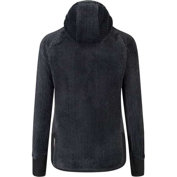Remix Fleece women's jacket in Polartec fleece with hood and UPF 50+ protection, ideal for mountaineering and trekking.