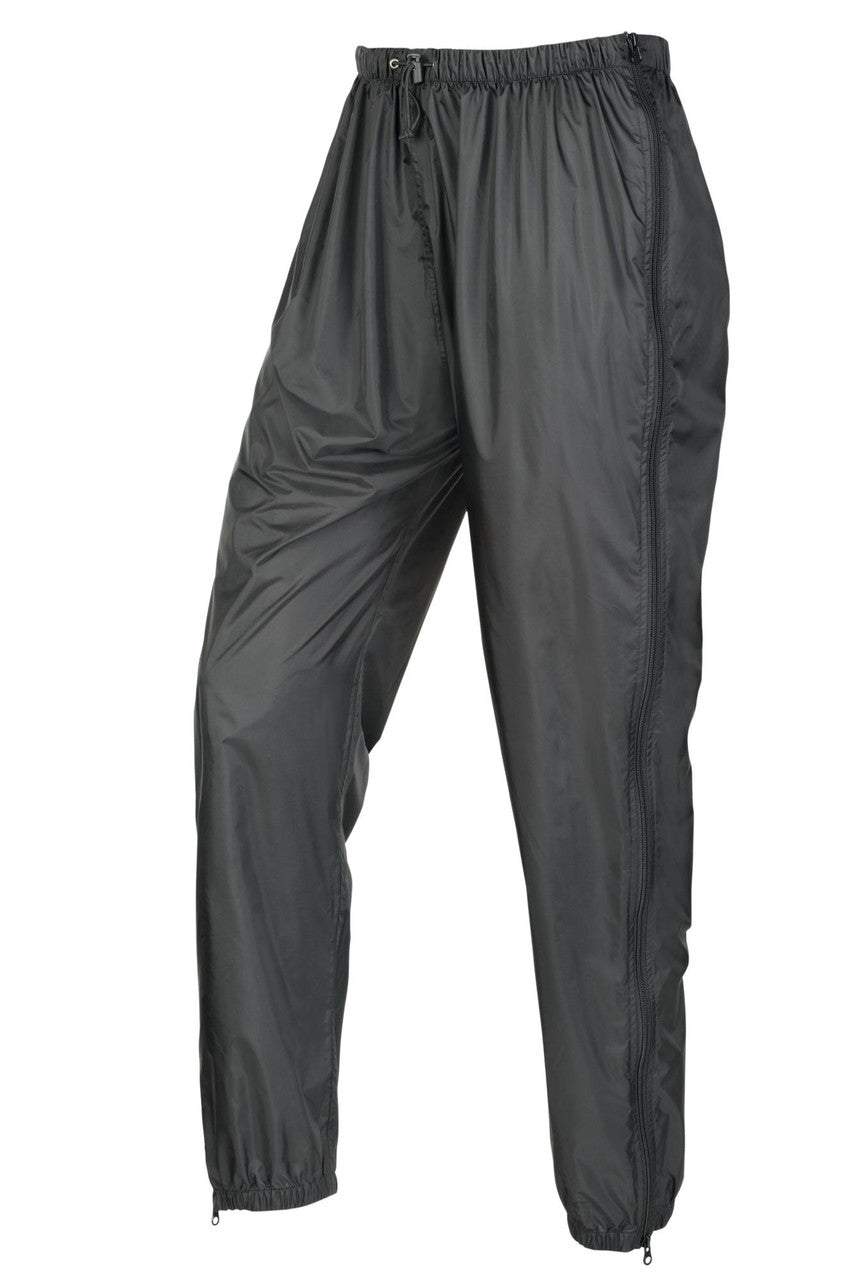 Pantaloni Zip Motion neri con zip laterali per attività sportive
