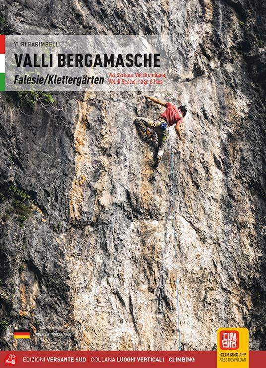 Copertina Valli Bergamasche Falesie 2022 - ISBN 9788855470308