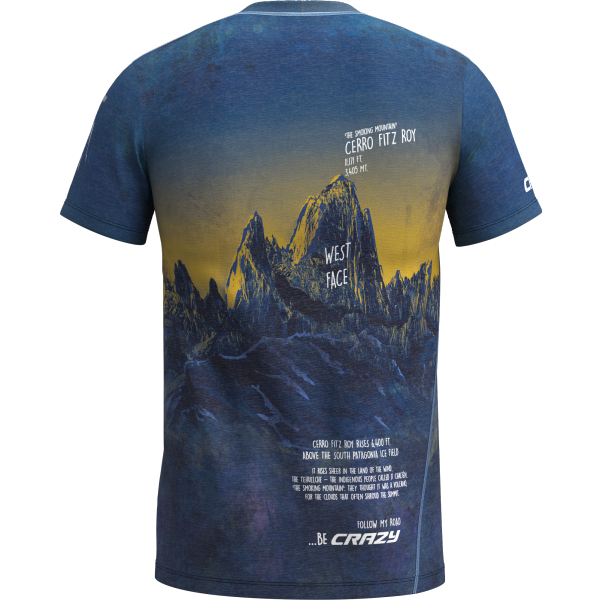 Shirt Legend T-shirt with exclusive mountain design, breathable and moisture-wicking fabric.