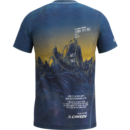 Shirt Legend T-shirt with exclusive mountain design, breathable and moisture-wicking fabric.