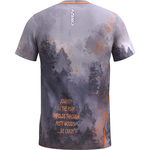 Shirt Legend T-shirt with exclusive forest print, breathable tencel fabric.