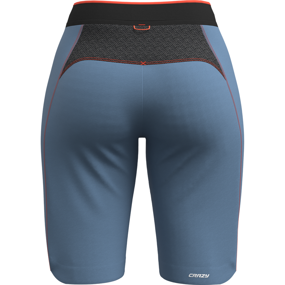 Short Alpinstar estivo tecnico con tasche a zip e orlo stondato per hiking.