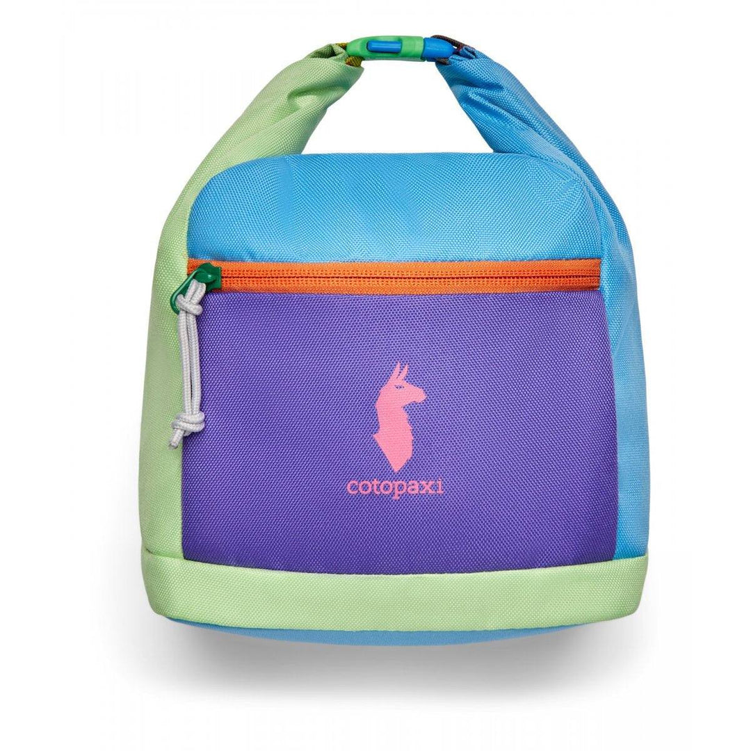 Halcon Chalk Bucket made from colorful recycled materials with roll-top opening.