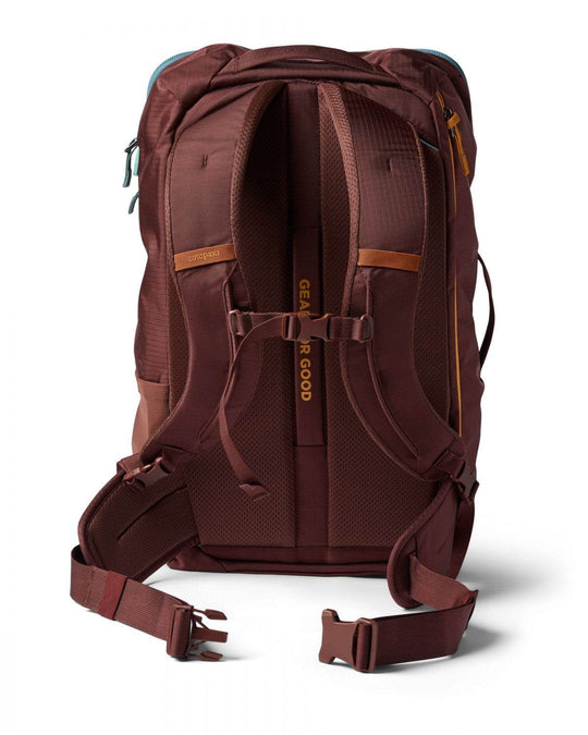 Zaino Allpa 35L Travel Pack nero in tessuto riciclato con apertura a valigia e tasche multiple ergonomico e leggero