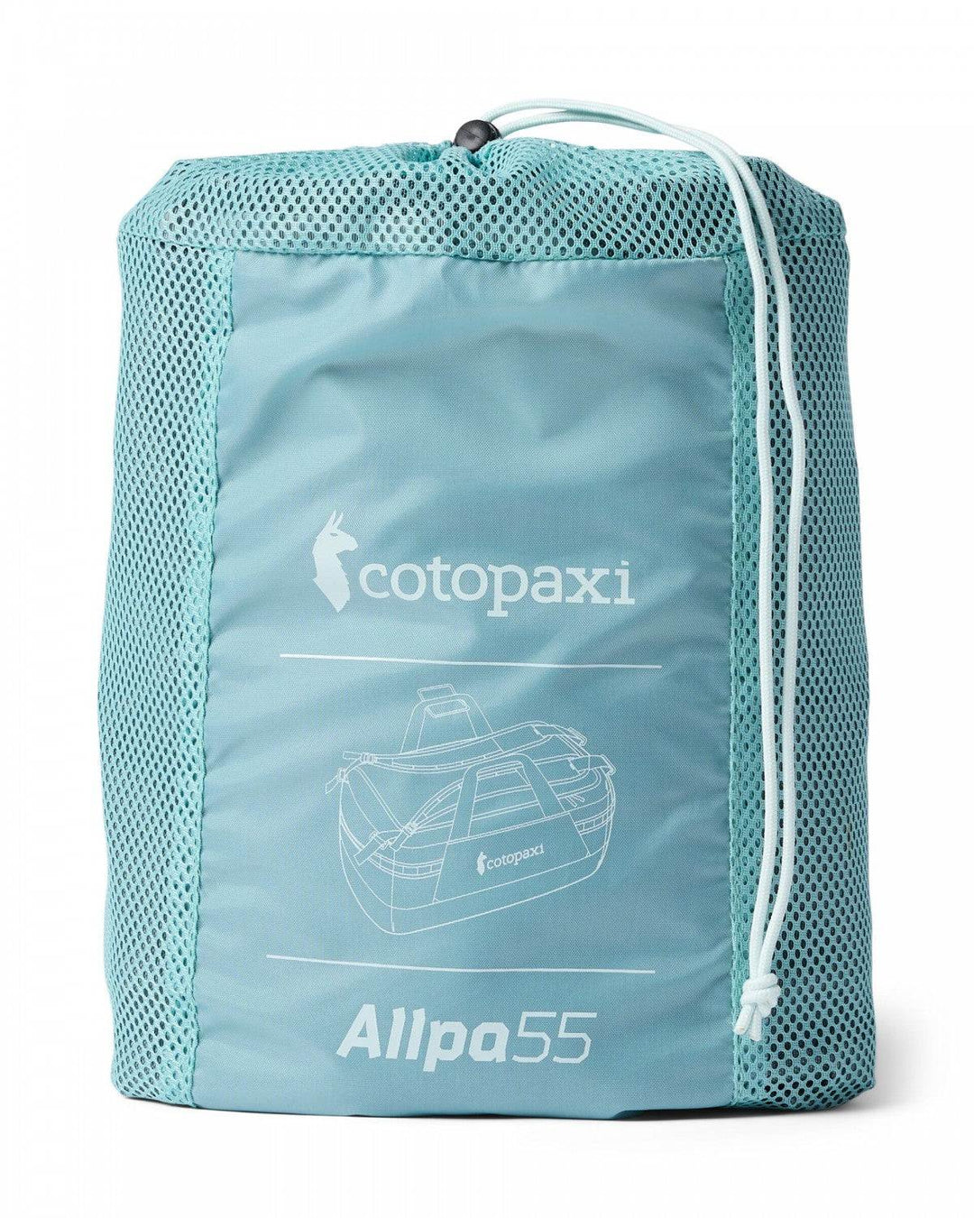 Borsa Allpa Getaway 55L Duffel in nylon ripstop riciclato per viaggi e campeggio