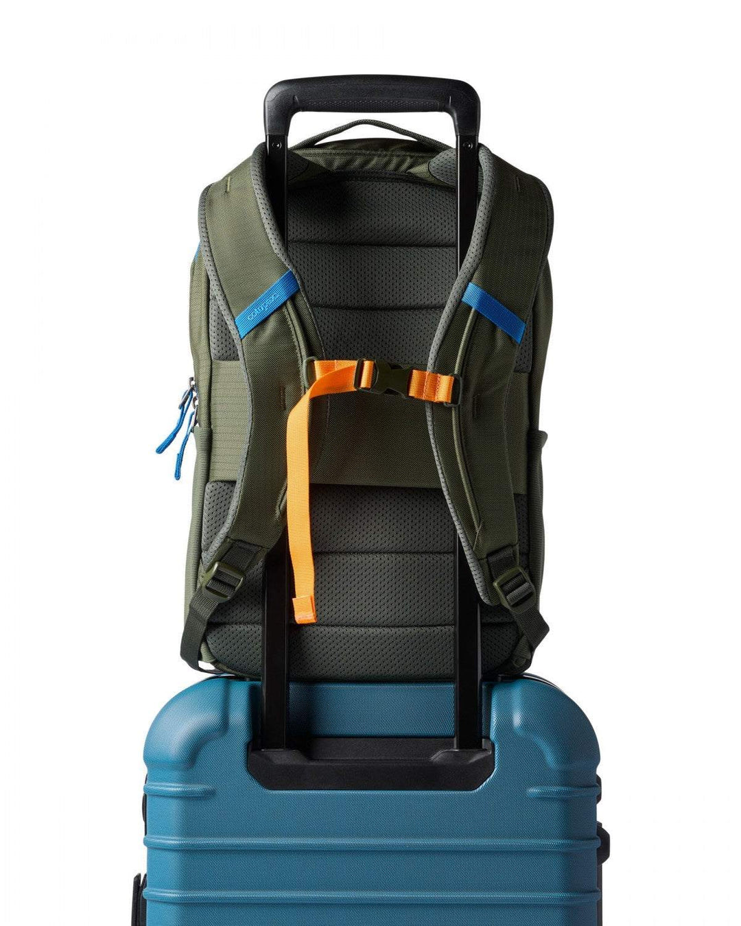 Zaino Allpa 18L Daypack resistente in nylon riciclato con tasche imbottite per laptop e tablet, ideale per pendolari e viaggiatori.