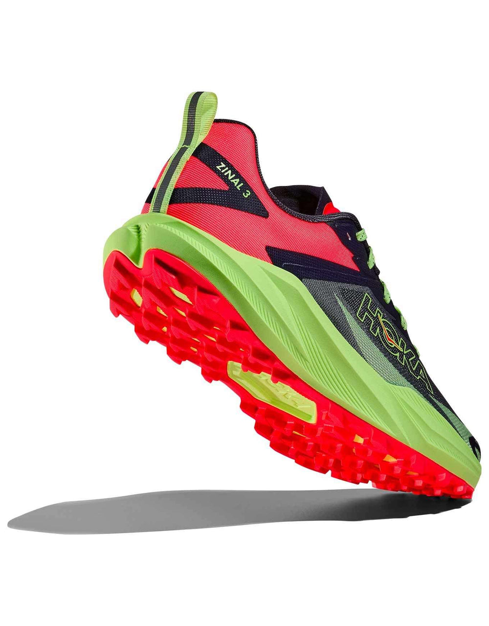 Scarpa da trail con sistema di allacciatura classico, ammortizzazione EVA e suola con tacchetti per massima aderenza