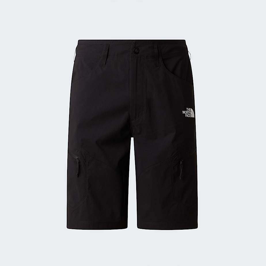 The North Face M Exploration short in nylon-elastane fabric with side pockets and belt loops for hiking