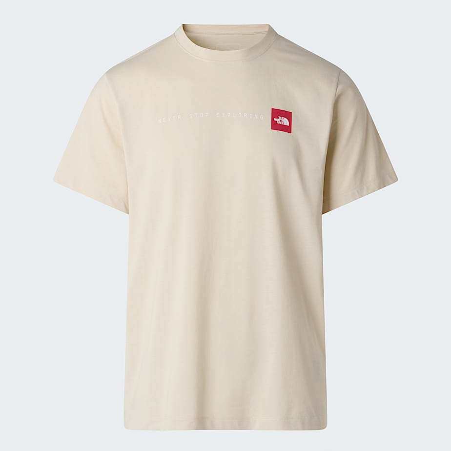 T-shirt a maniche corte con grafica stampata a base d’acqua per esplorazioni comode e versatili