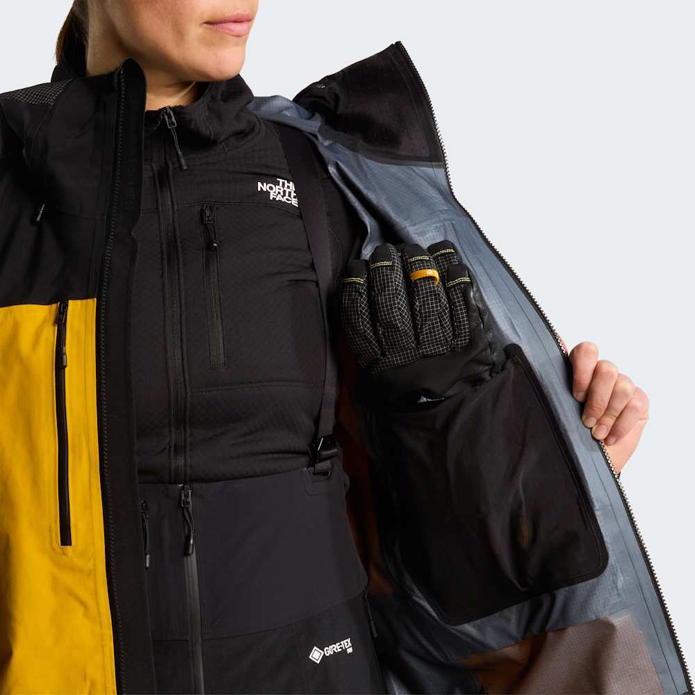 The North Face W Summit Mountain Gtx Pro Jacket – Summit Gold/Tnf Black – ALT9