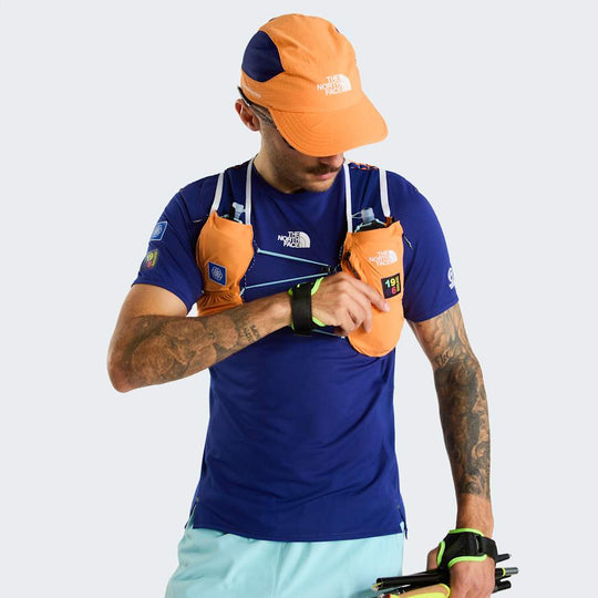 The North Face M Summit High Trail Ss - Graphic/Bold Blue – Bold Blue – dettaglio ALT8