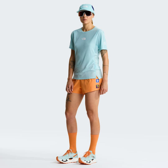 The North Face W Summit High Trail Ss - Graphic/Canal Blue – Canal Blue – ALT1