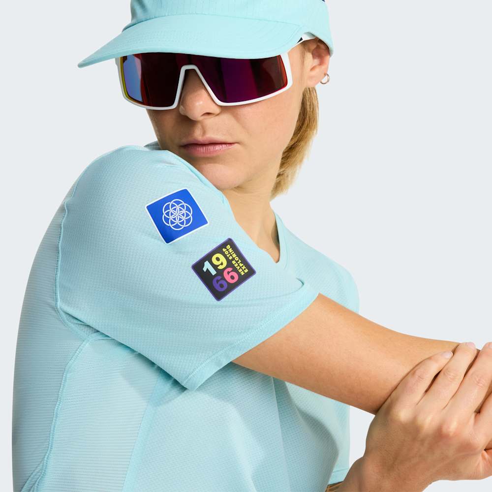 The North Face W Summit High Trail Ss - Graphic/Canal Blue – Canal Blue – ALT6