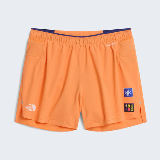 The North Face M Summit Pacesetter Short – Graphic Papaya – vista frontale