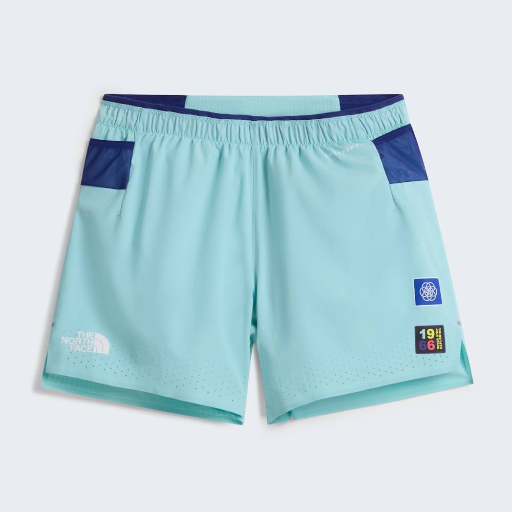 The North Face M Summit Pacesetter Short – Graphic Canal Blue – vista frontale