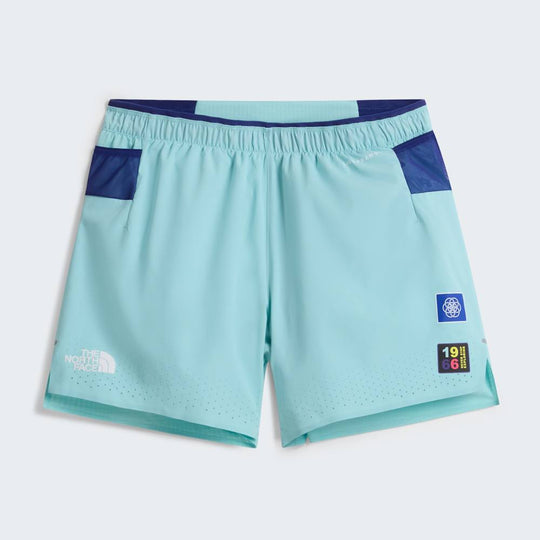 The North Face M Summit Pacesetter Short – Graphic Canal Blue – vista frontale