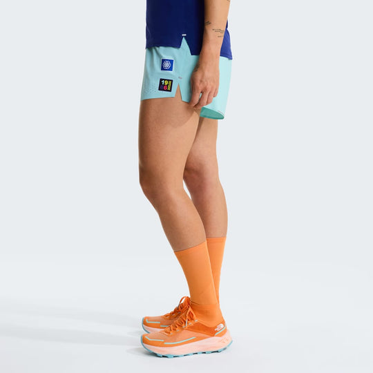 The North Face W Summit Pacesetter Short - Graphic/Canal Blue – Canal Blue – ALT2