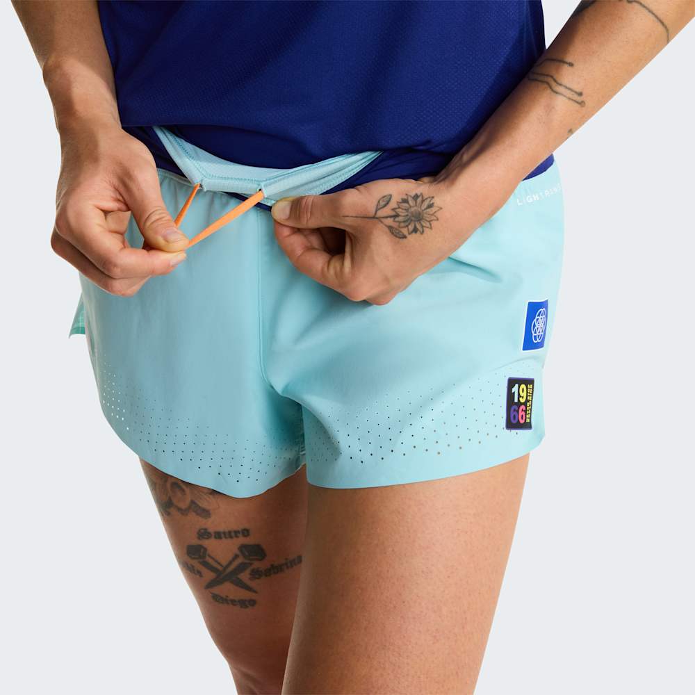 The North Face W Summit Pacesetter Short - Graphic/Canal Blue – Canal Blue – ALT5