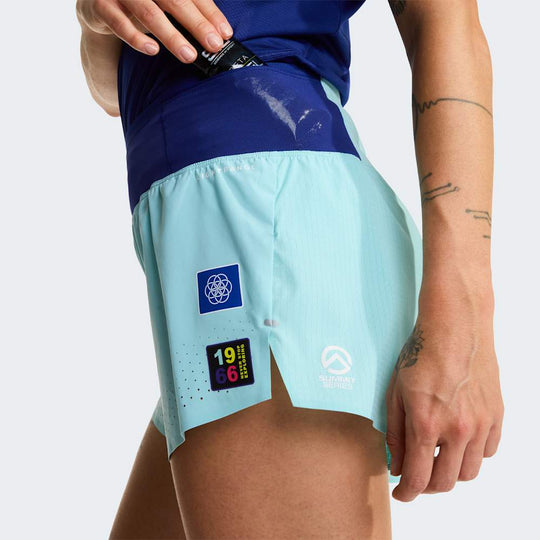The North Face W Summit Pacesetter Short - Graphic/Canal Blue – Canal Blue – ALT7