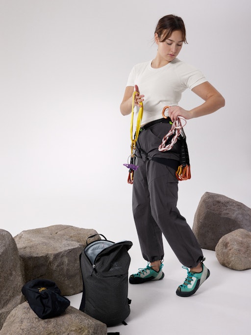 T-shirt Rula leggera e traspirante per arrampicata con protezione solare UPF 40