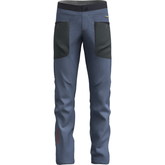 Pant Gulliver Light outdoor casual pants with adjustable waistband and multiple pockets in indigo jeans cotton